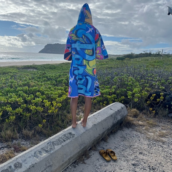 Other - Surfer Towel Hooded Poncho
